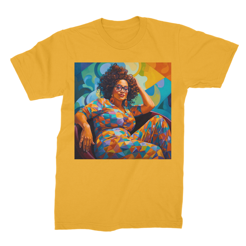 Black In Tech Collection | Maiya | Premium Jersey Adult T-Shirt