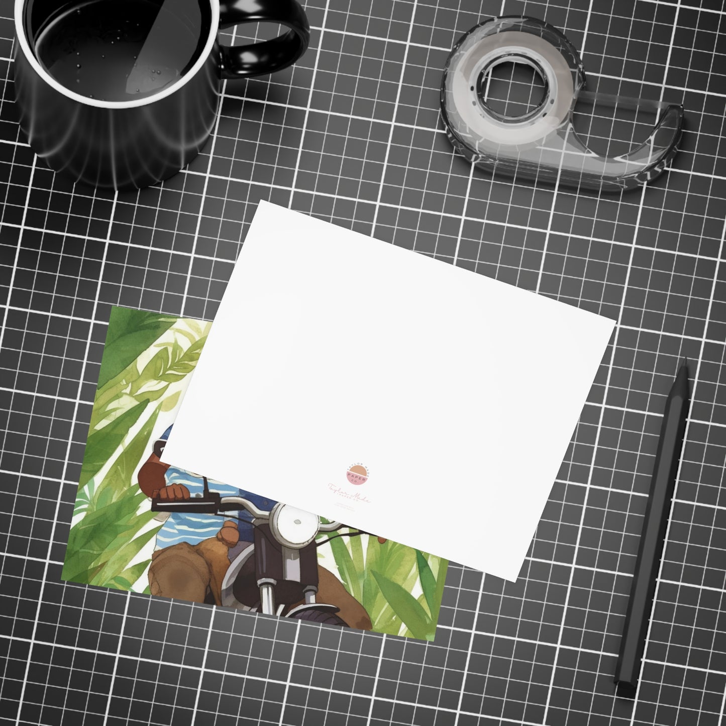 Black & Bold | Motorcycle Buddy | Postcard Bundles (envelopes included)