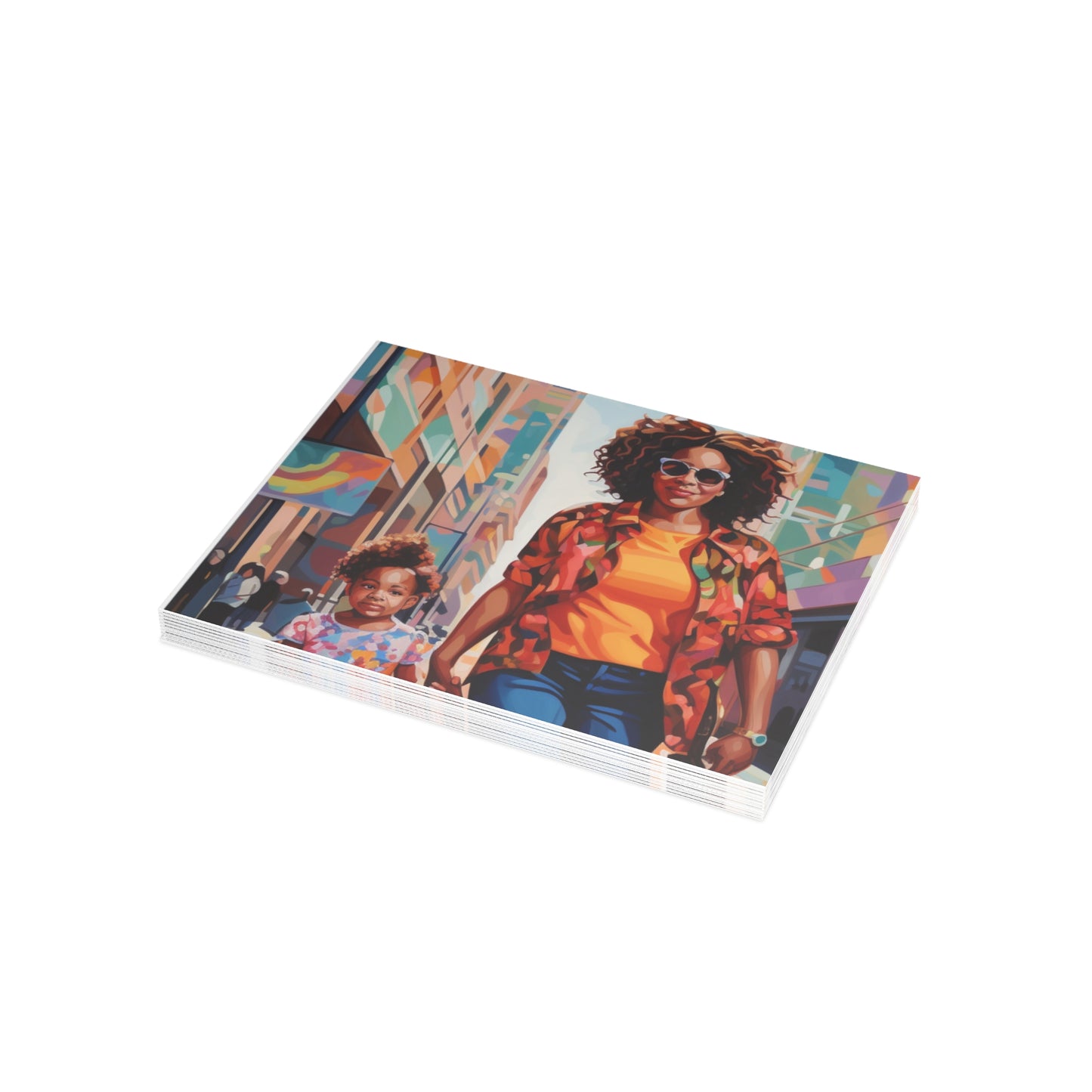 Black In Tech Collection | Mom and Me | Malia | Postcard Bundles (envelopes included) | Black Innovation |