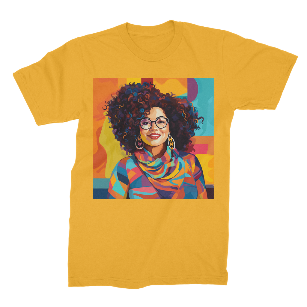 Black In Tech Collection| Maria| Premium Jersey Adult T-Shirt