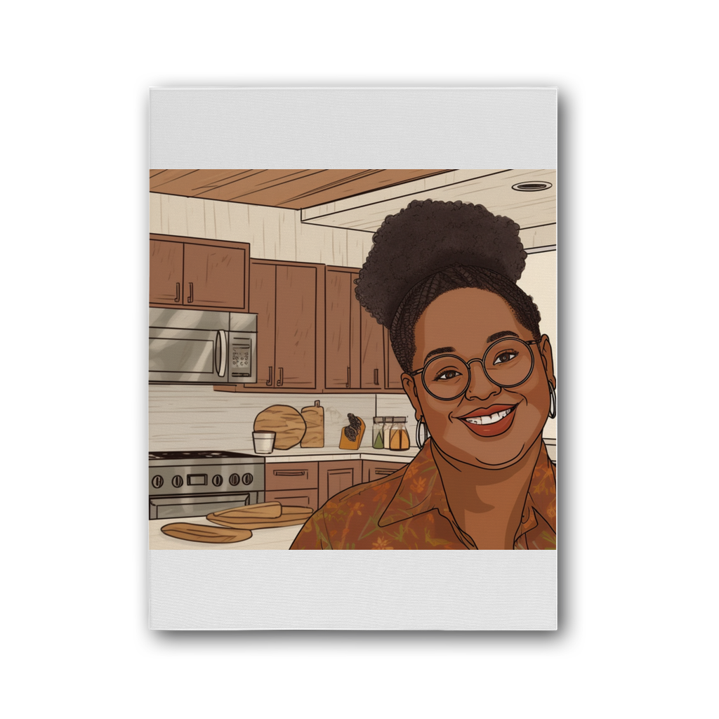 | sheri Melanin Magic| Premium Stretched Canvas