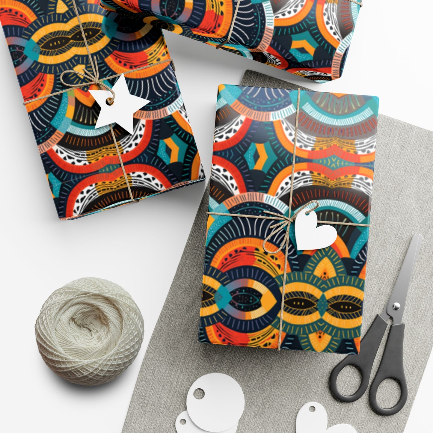 Zulu Warrior | African Wax Print | Gift Wrap Papers