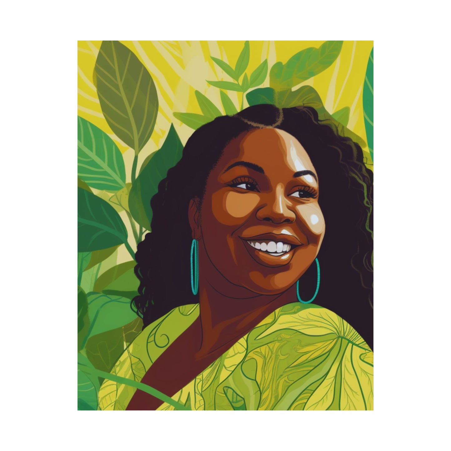 Lemons and Leaves| Camile Premium Matte Vertical Posters |