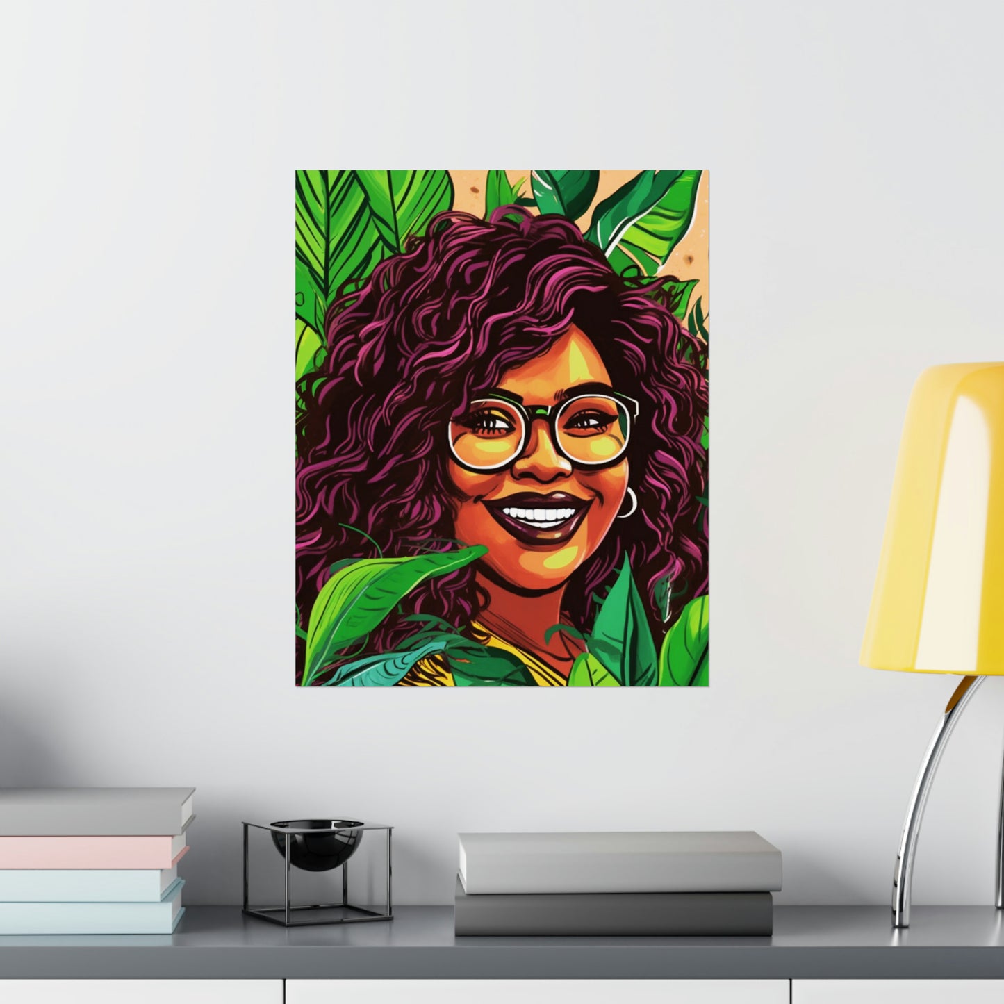 Lemon and Leaves| Jasmine Premium Matte Vertical Posters |