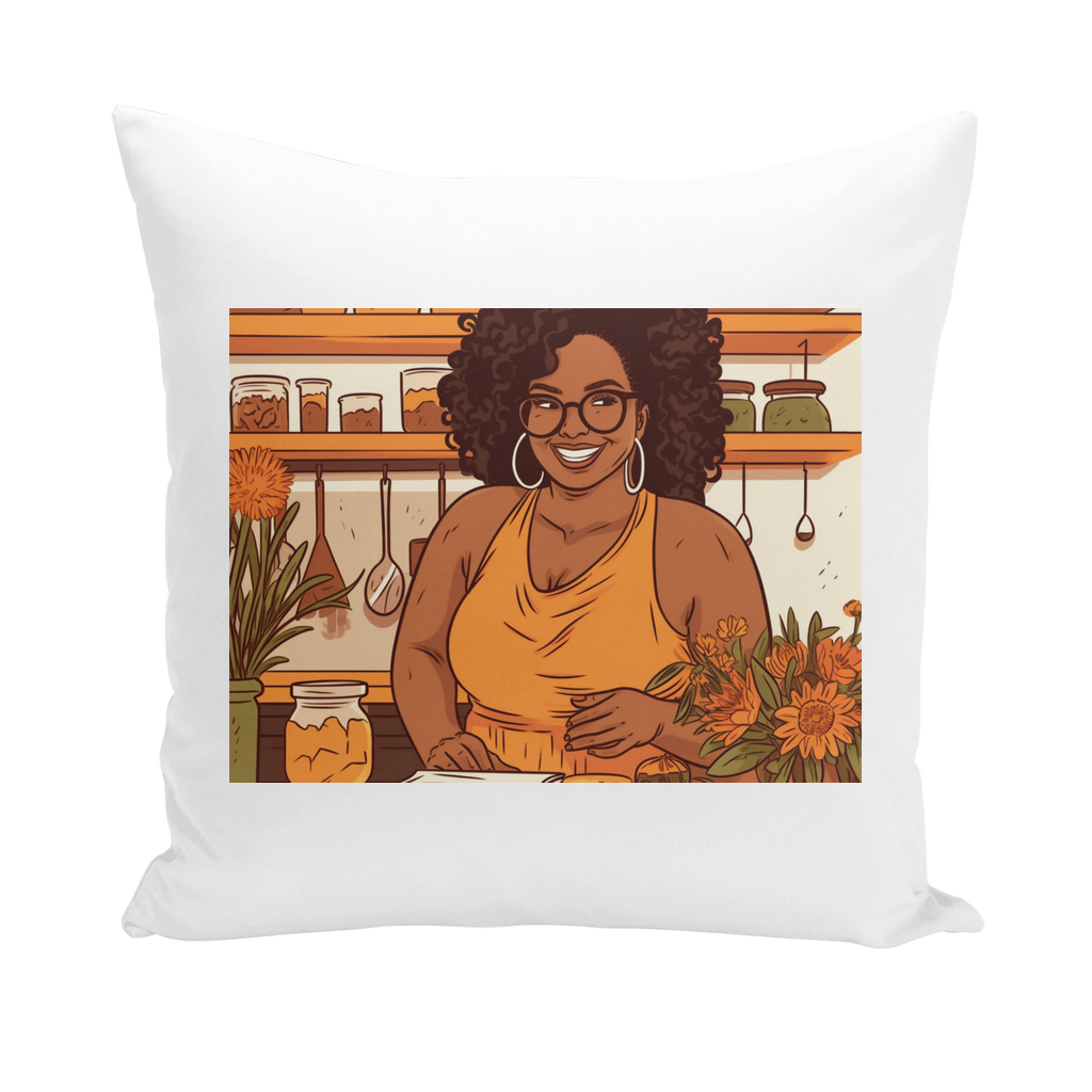 |Sunny Melanin Magic | Throw Pillows