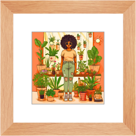 Plant Mom Collection | Peach Dream| Framed Prints|