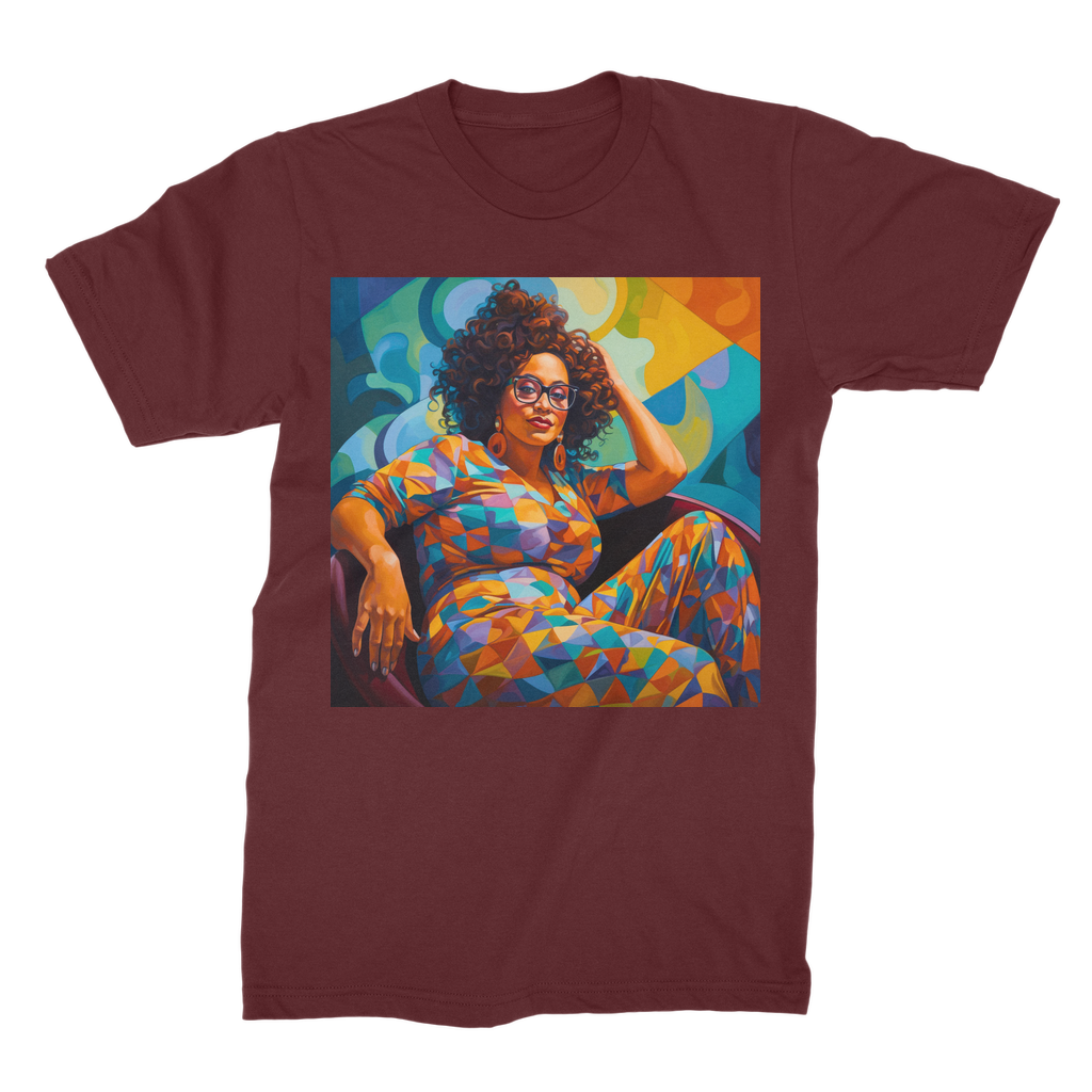 Black In Tech Collection | Maiya | Premium Jersey Adult T-Shirt