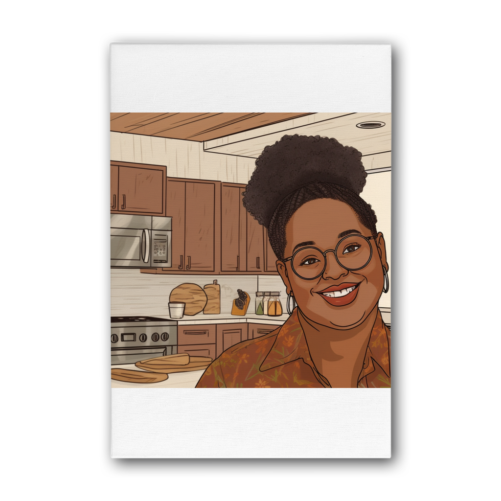 | sheri Melanin Magic| Premium Stretched Canvas