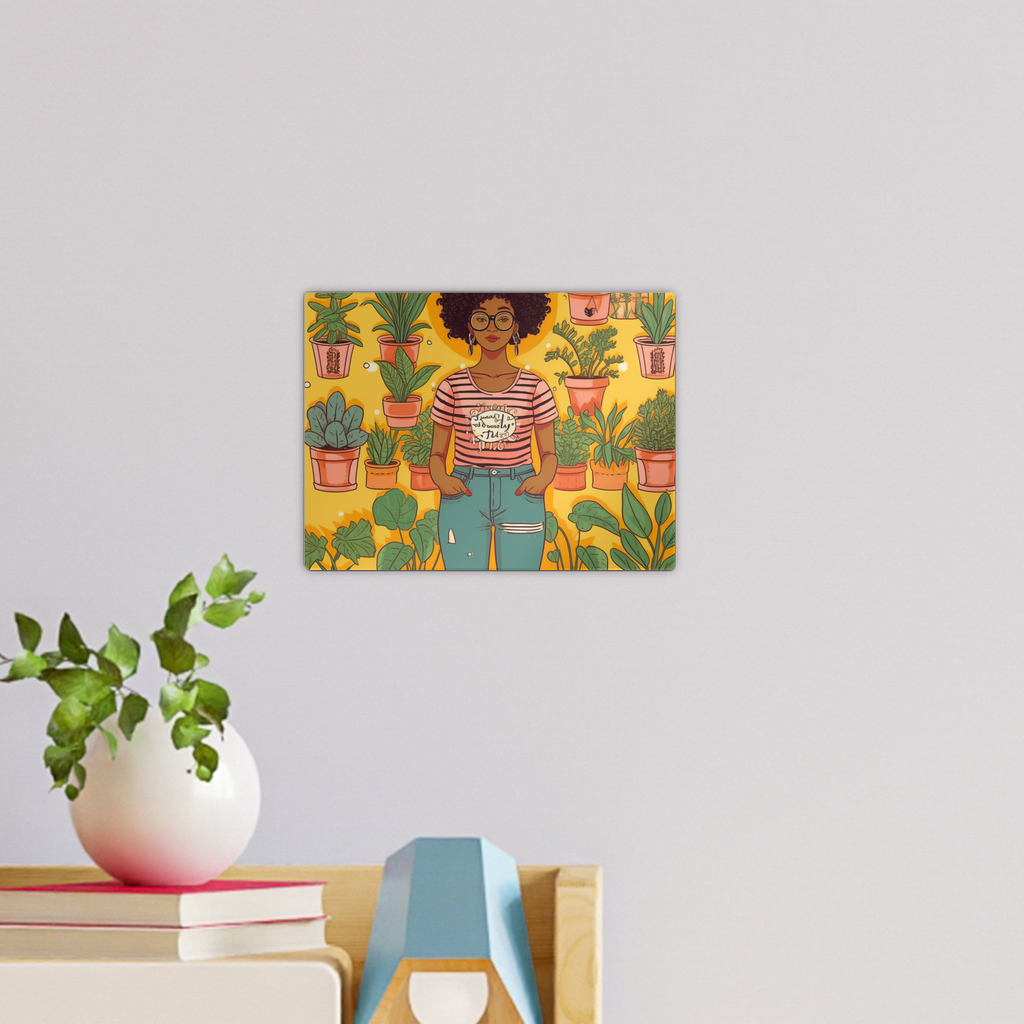 Plant Mom Collection | Trina Sunshine| Black Women | Wall Tile