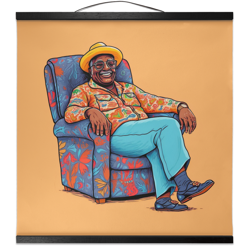 | Black & Bold Collection | James Hanging Canvas Prints | African American Male | Taylor Made Paper Co.