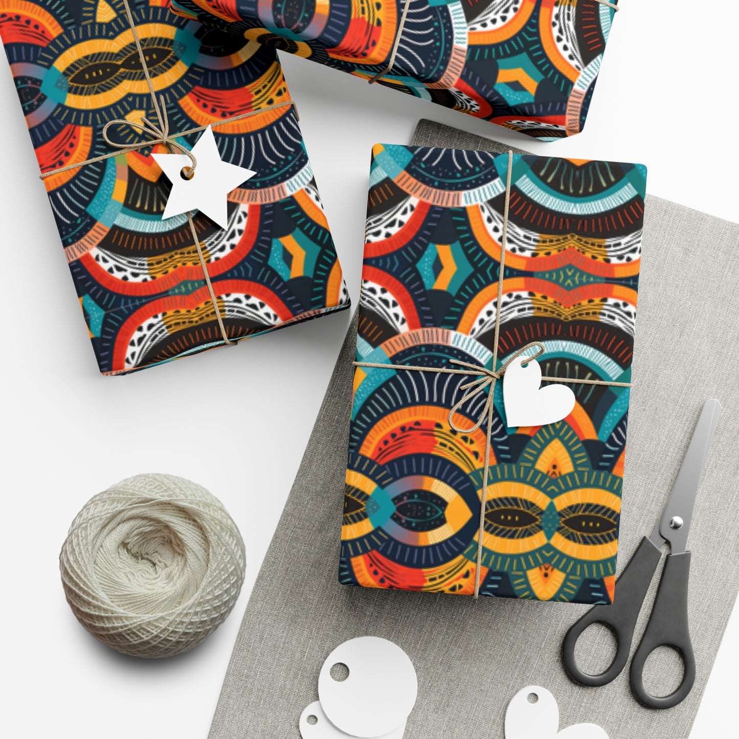 Zulu Warrior | African Wax Print | Gift Wrap Papers