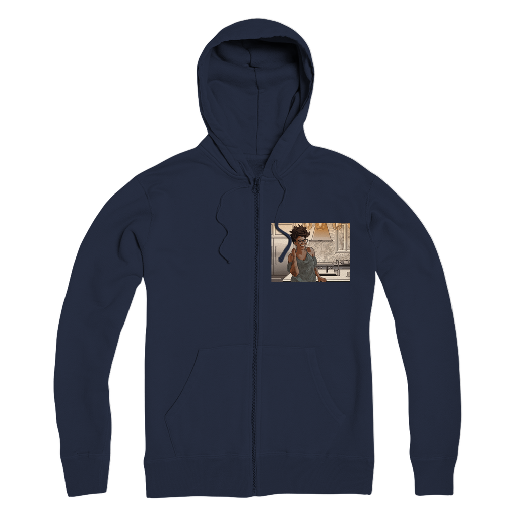 |Tamika Melanin Magic | Premium Adult Zip Hoodie