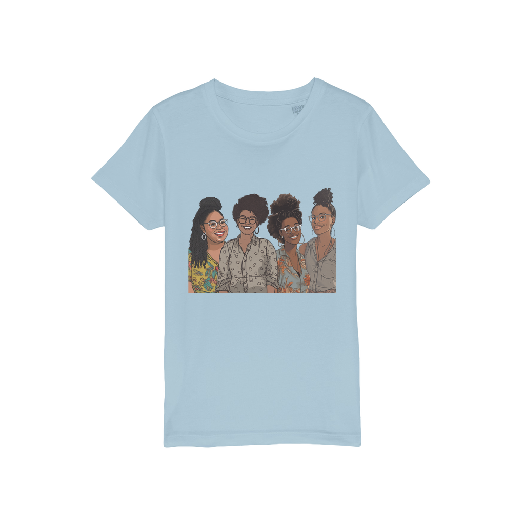 | Women's Collective | Quad Sis| Melanin Magic | Organic Jersey Kids T-Shirt