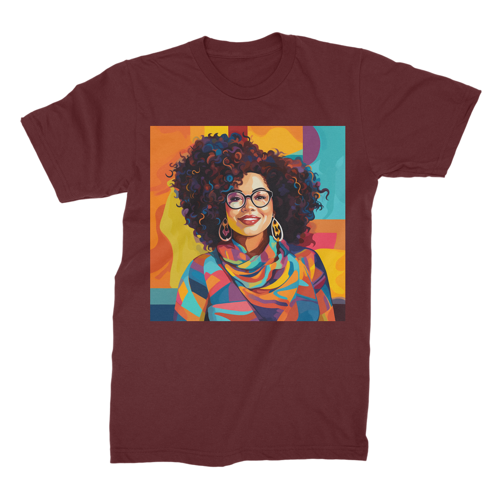 Black In Tech Collection| Maria| Premium Jersey Adult T-Shirt