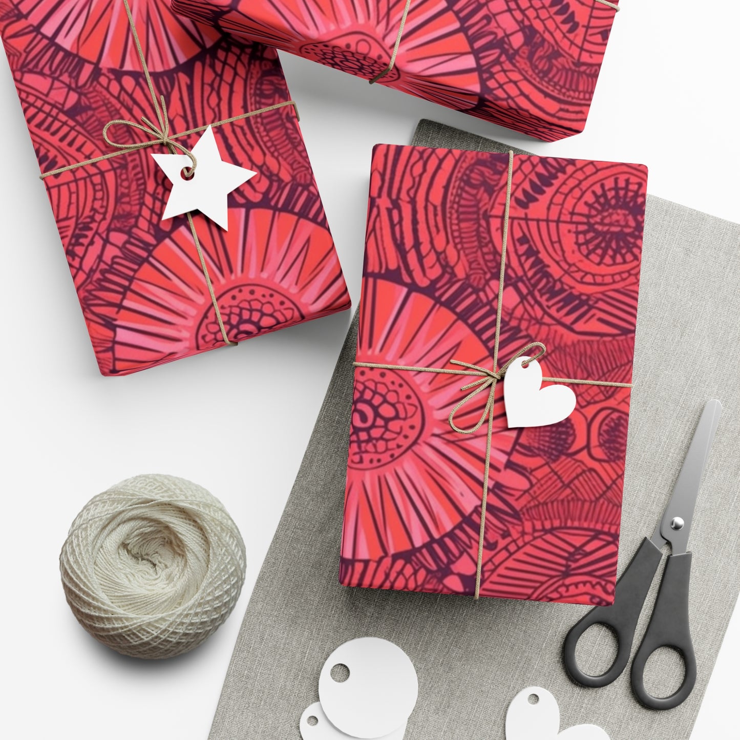 Amhara Ambiance| Gift Wrap Papers | African Wax print