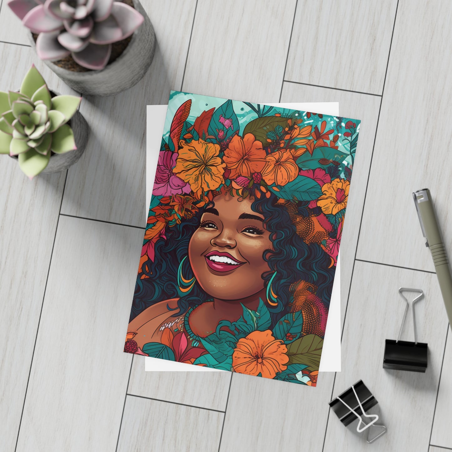 I Am Collection: "Beautiful" | Postcard Bundles | (envelopes included) | Self-Care | Affirmation Cards | 10, 30, or 50 Pieces|