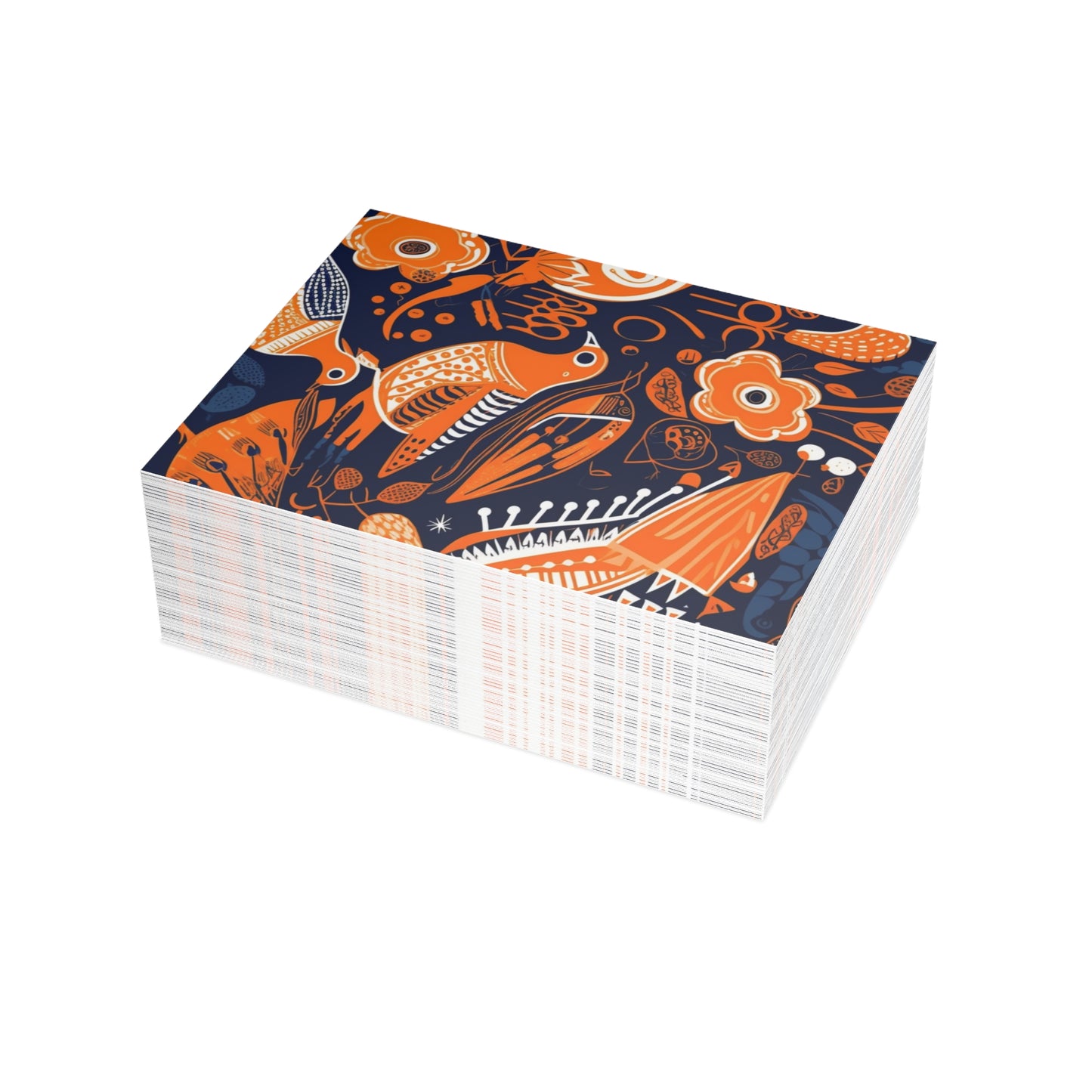 Folk-Inspired, Ankara, blank Greeting Cards Are Just for You/10 pack