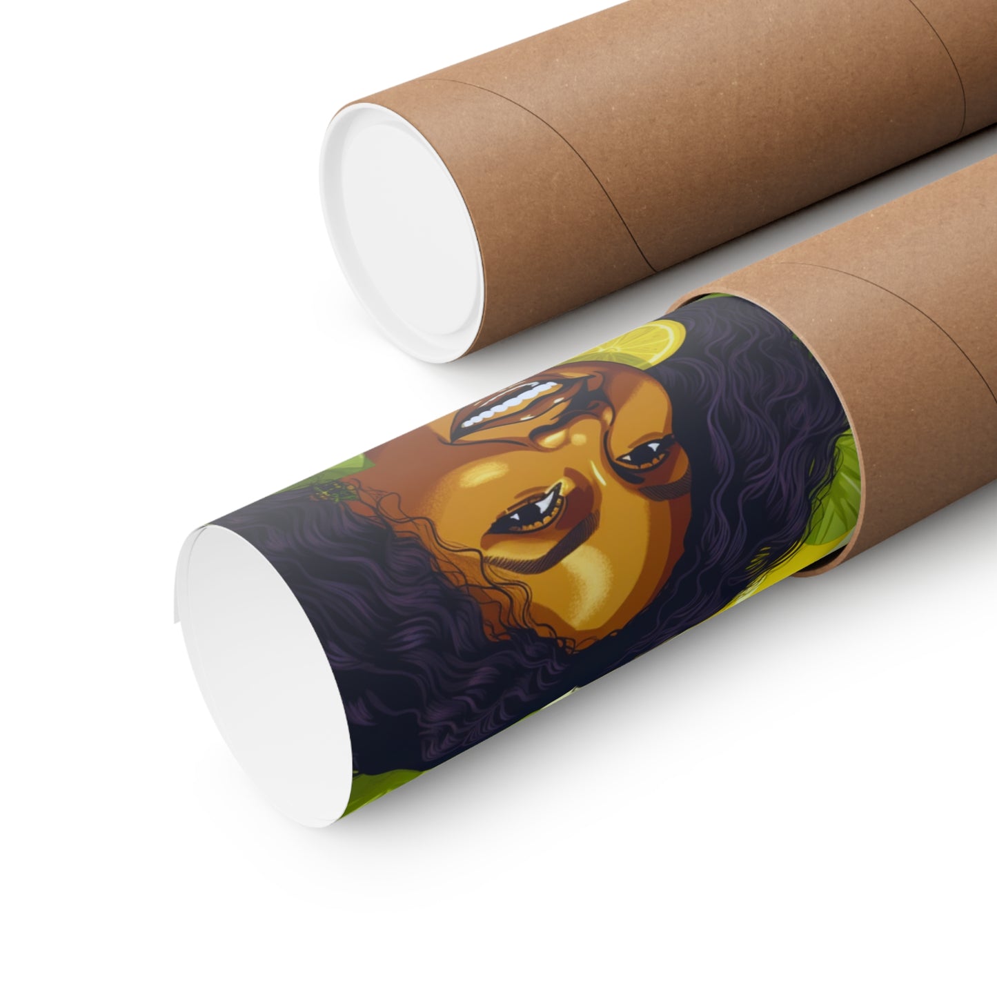 Lemons and Leaves| Premium Matte Vertical Posters