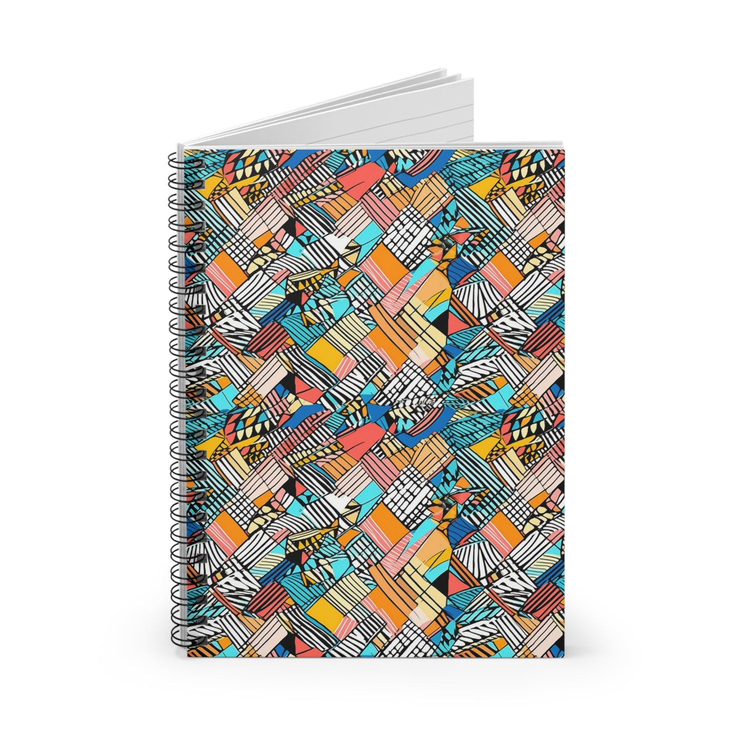 African Wax Print | Spiral Notebook - Ruled Line