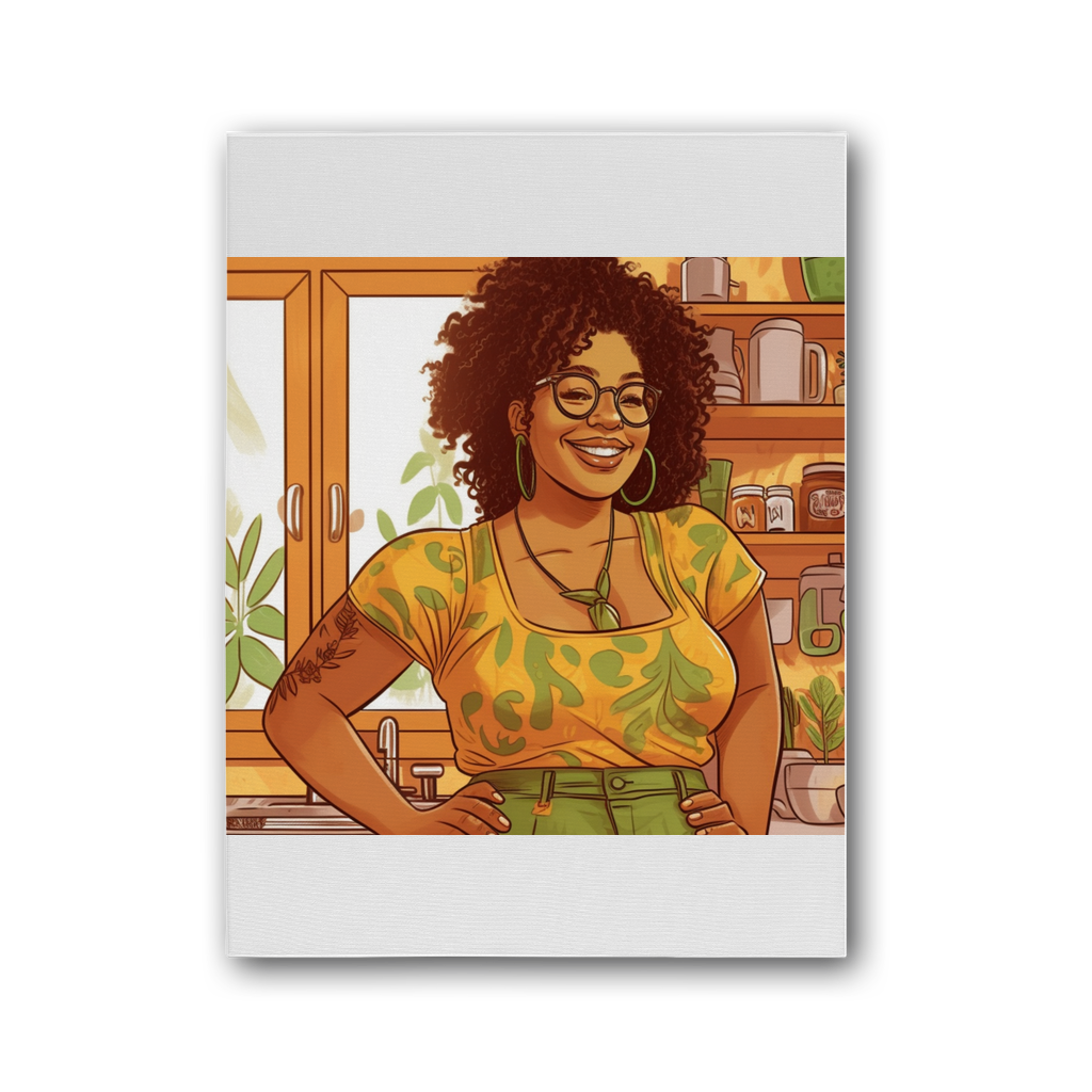| Lexie Melanin Magic Premium Stretched Canvas