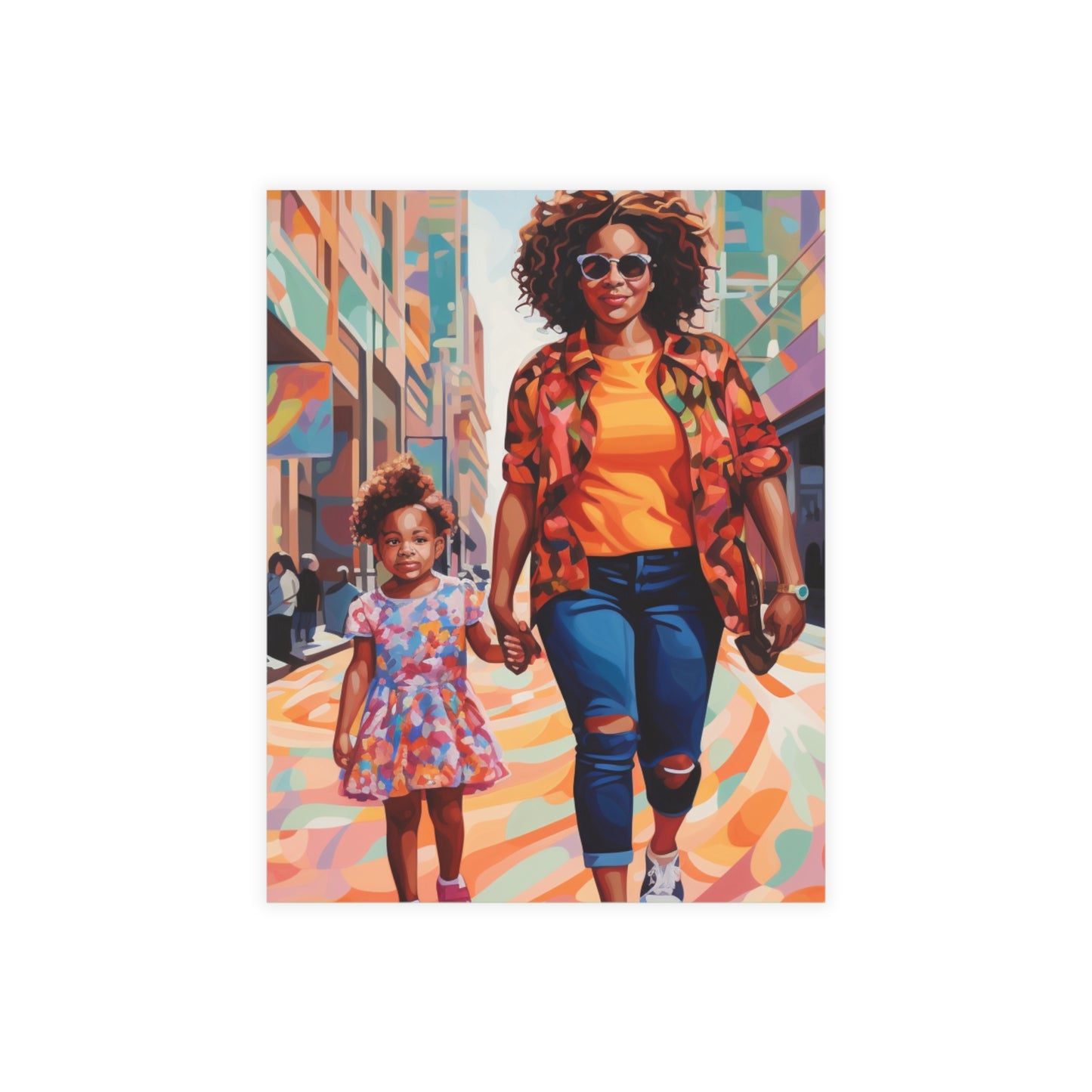 Black In Tech Collection | Mom and Me | Malia | Postcard Bundles (envelopes included) | Black Innovation |