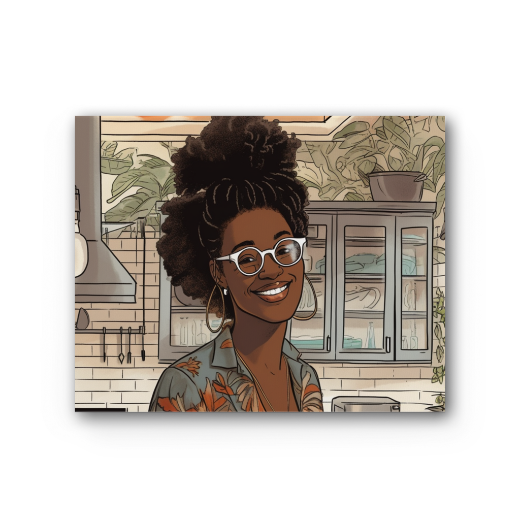 | Shanelle Melanin Magic | Premium Stretched Canvas