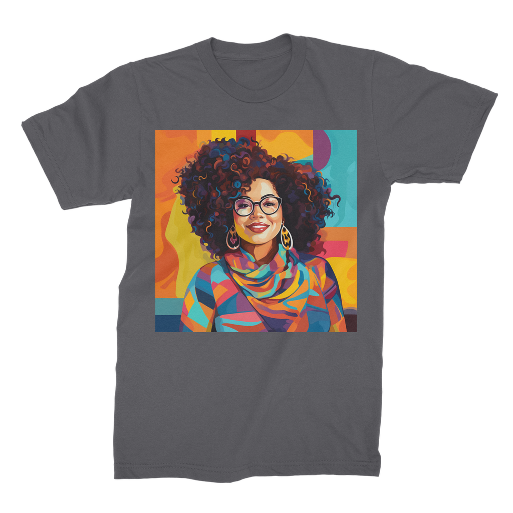 Black In Tech Collection| Maria| Premium Jersey Adult T-Shirt