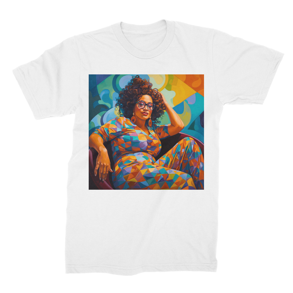 Black In Tech Collection | Maiya | Premium Jersey Adult T-Shirt