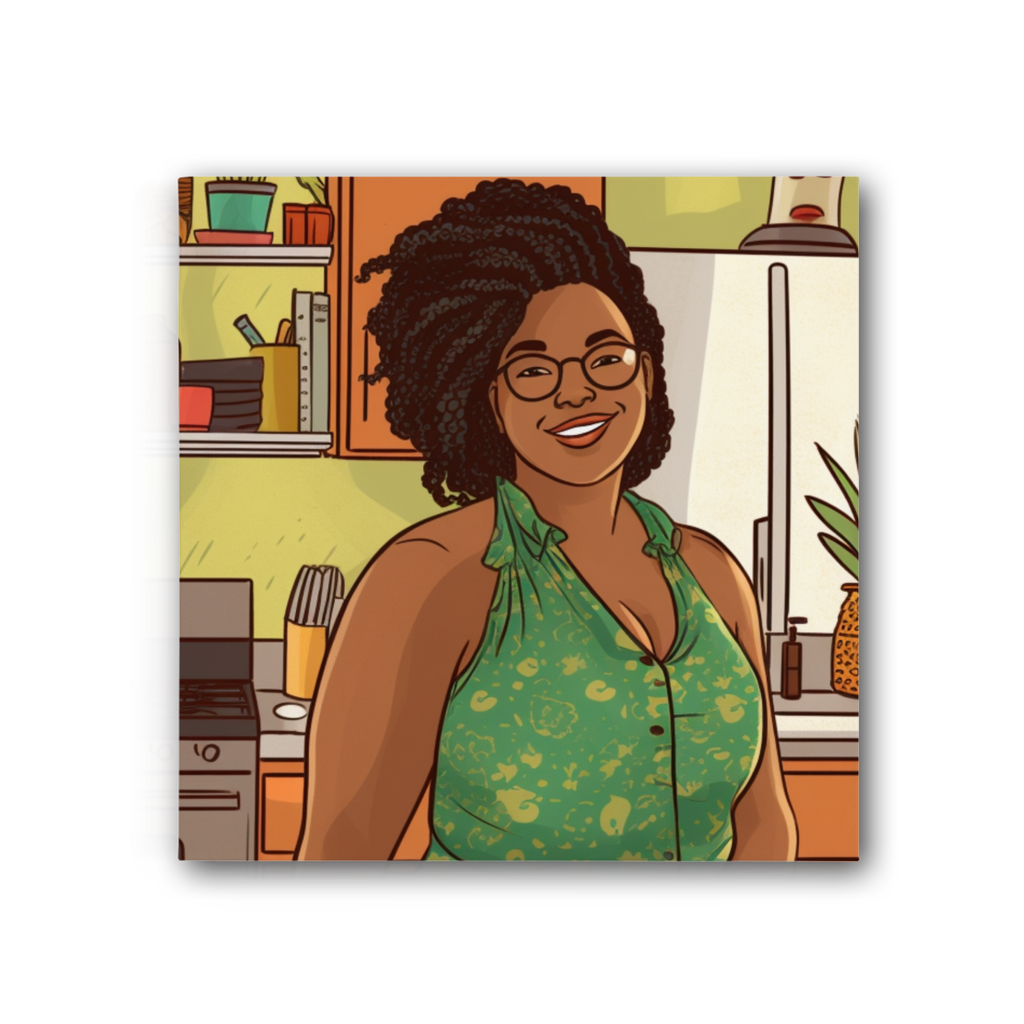 | Viv Melanin Magic| Premium Stretched Canvas