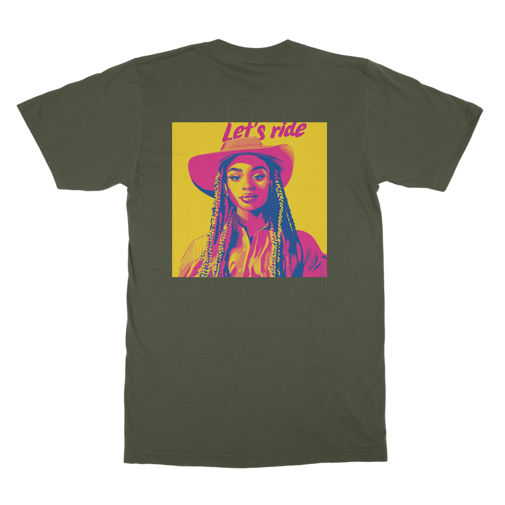 Bey Collection| Winnie Orange : Let's Ride T-Shirt Dress