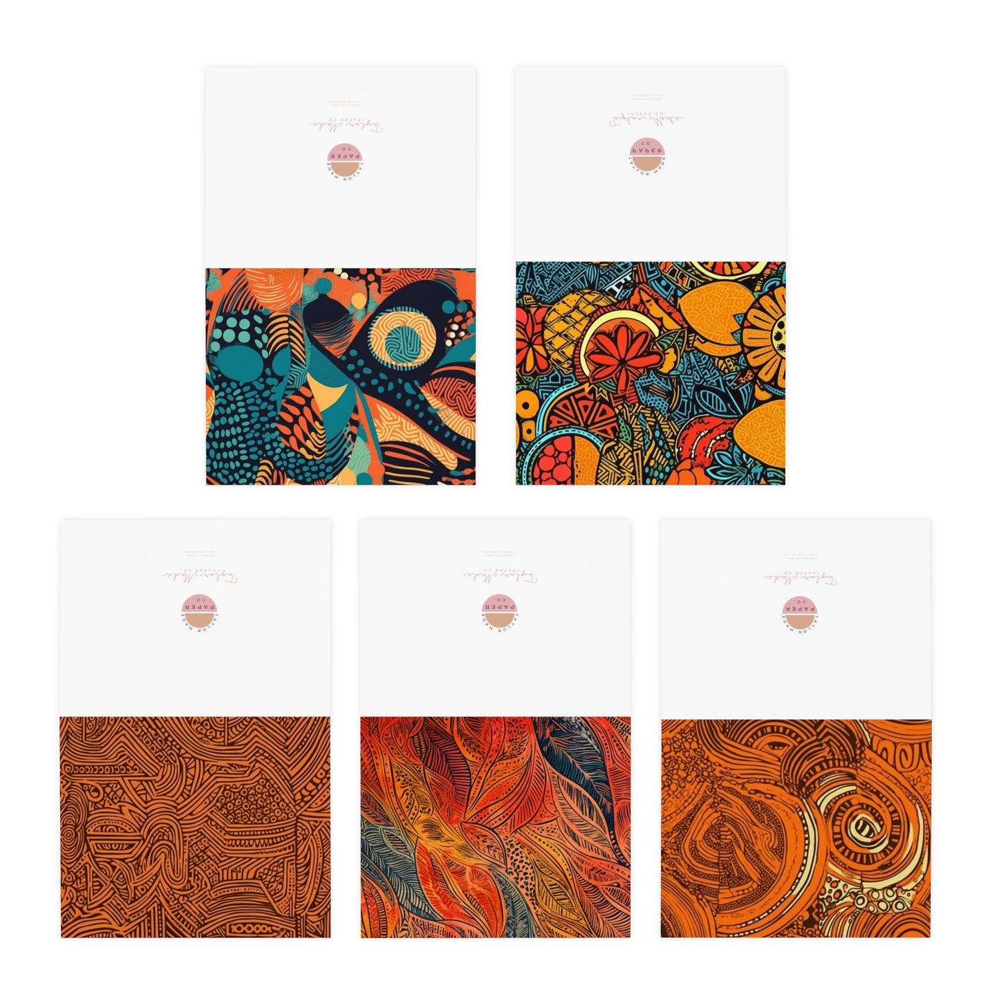 Multi-Design Greeting Cards (5-Pack)