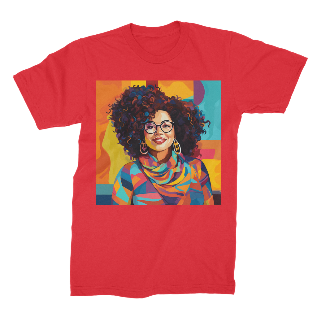 Black In Tech Collection| Maria| Premium Jersey Adult T-Shirt
