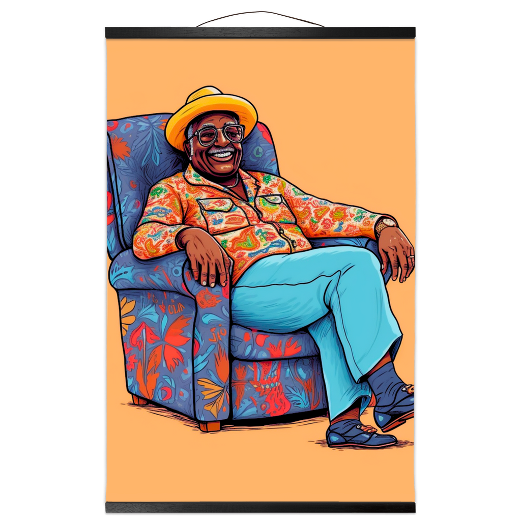 | Black & Bold Collection | James Hanging Canvas Prints | African American Male | Taylor Made Paper Co.