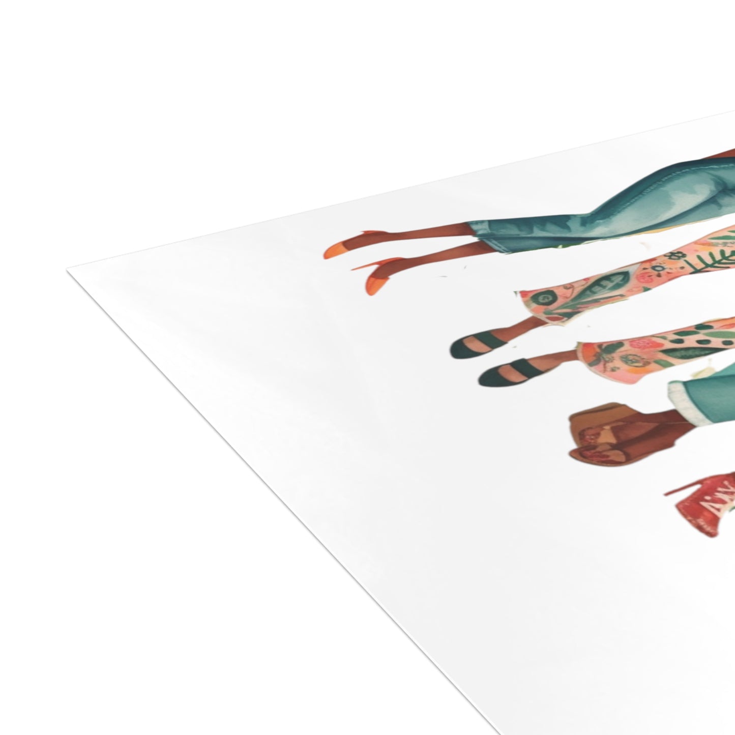 Girlfriends Collection: Postcard Bundles (envelopes included) | Black Women Better together |