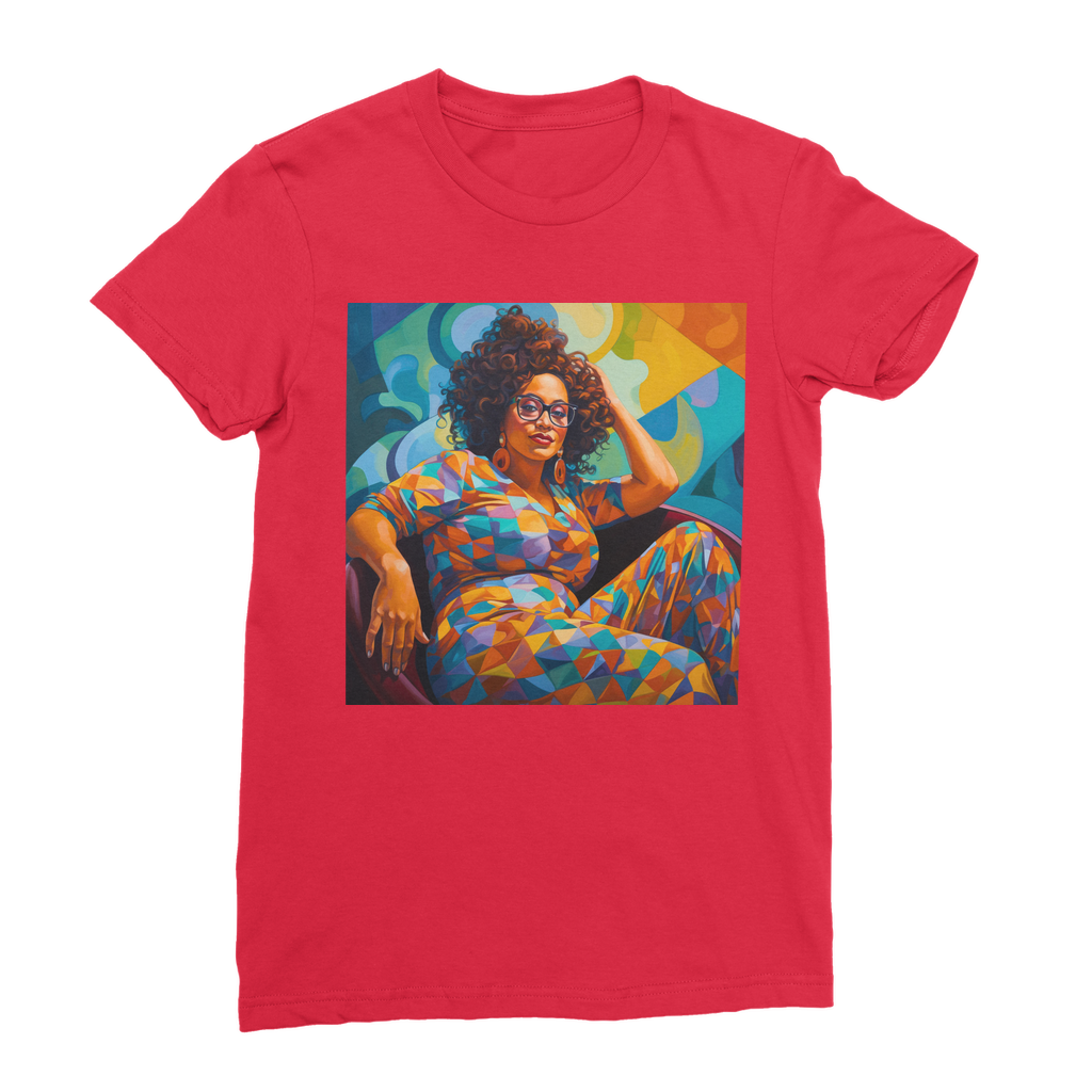 Black In Tech Collection | Maiya | Premium Jersey Women's T-Shirt