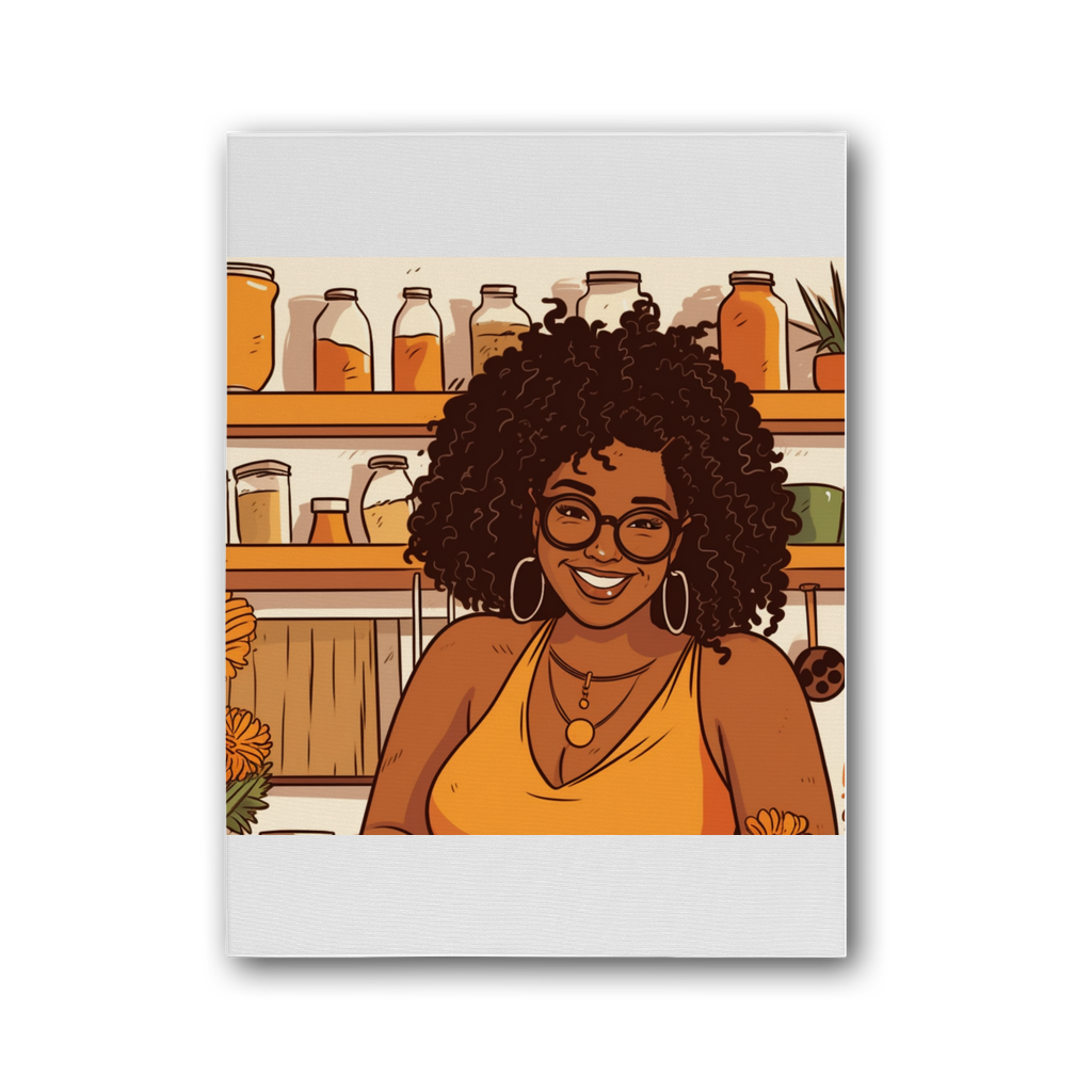 | Mimi Melanin Magic| Premium Stretched Canvas
