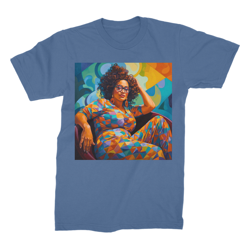 Black In Tech Collection | Maiya | Premium Jersey Adult T-Shirt