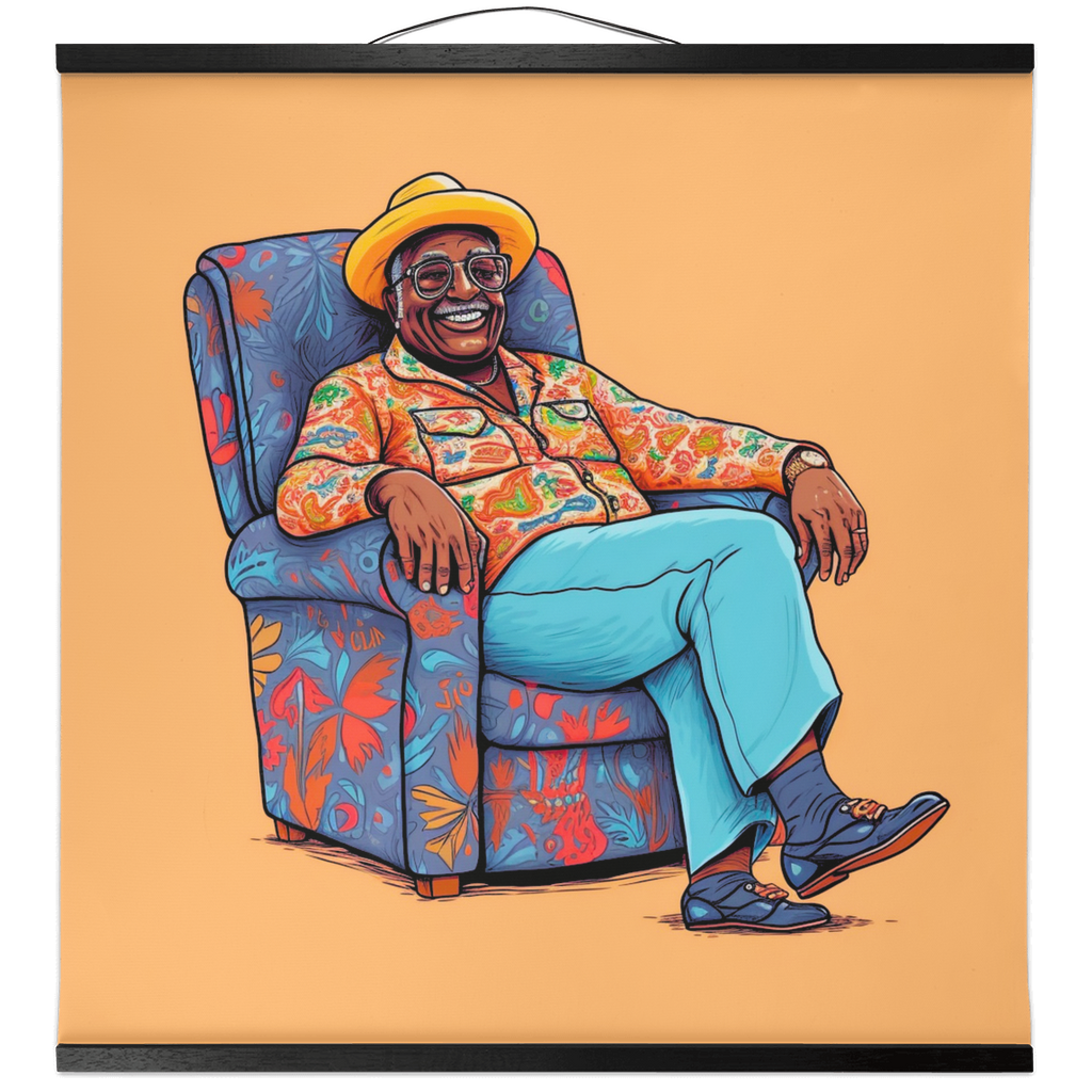 | Black & Bold Collection | James Hanging Canvas Prints | African American Male | Taylor Made Paper Co.