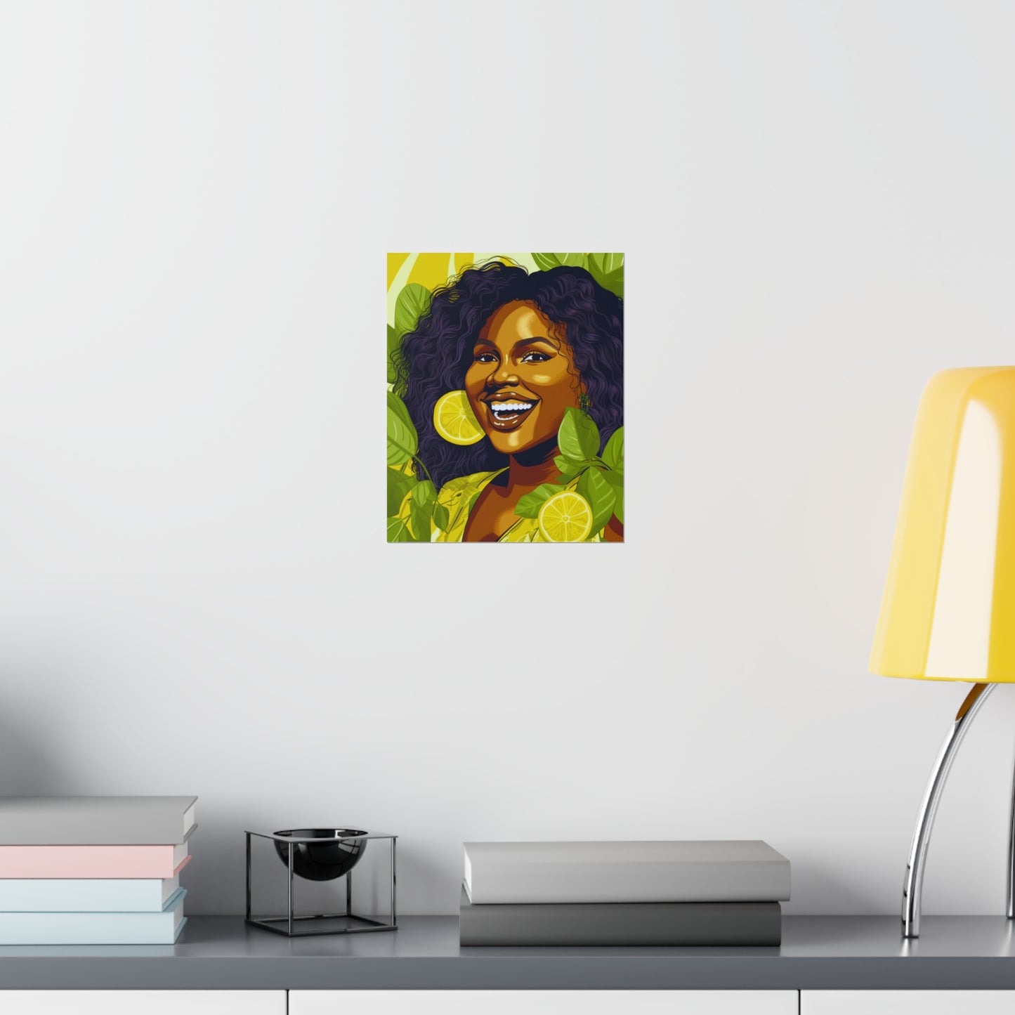 Lemons and Leaves| Premium Matte Vertical Posters