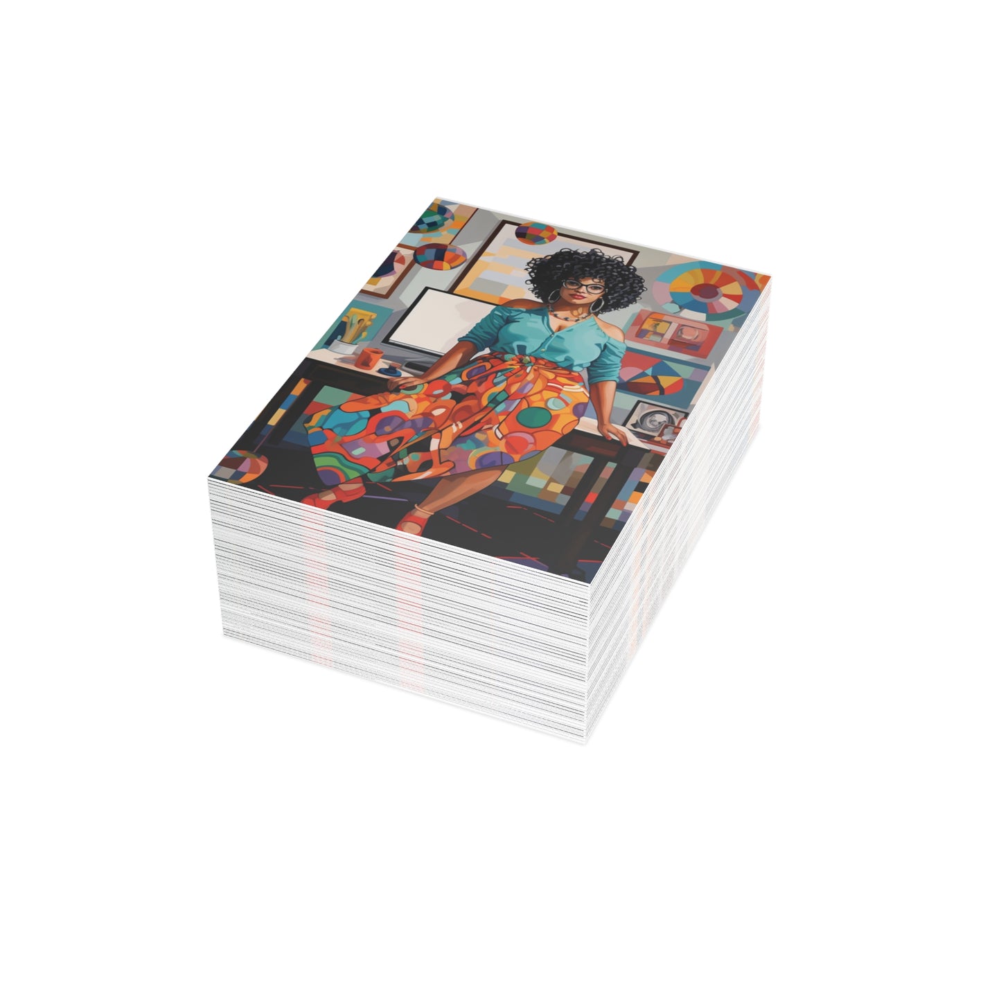 Black in Tech: Sariah's Home Office Postcard Bundles (envelopes included)