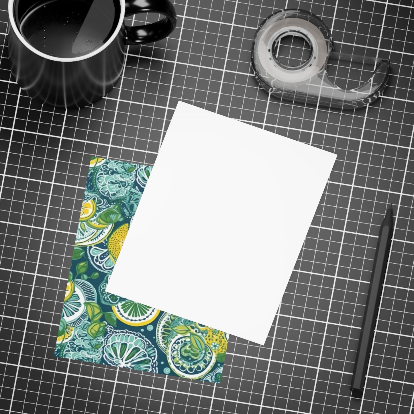 | Lemons and Leaves | Lemonade Brunch Lace | Postcard Bundles | Envelopes Included |
