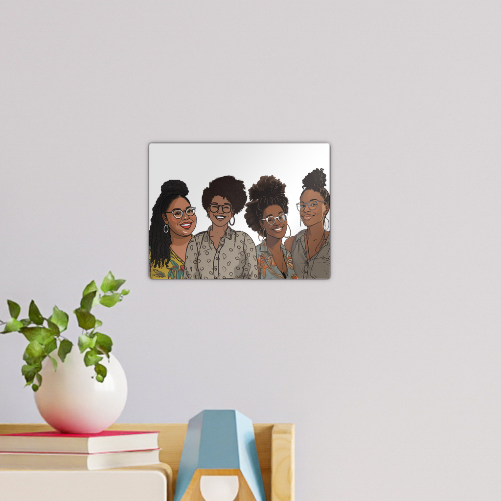 | Women's Collective |Quad sis| Melanin Magic | Wall Tile