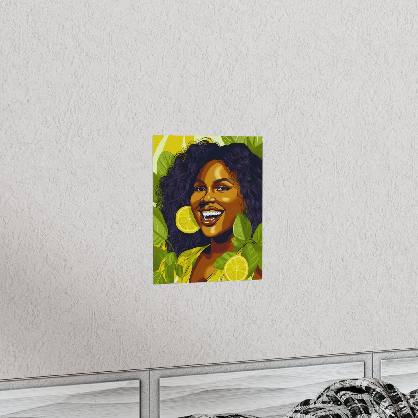 Lemons and Leaves| Premium Matte Vertical Posters