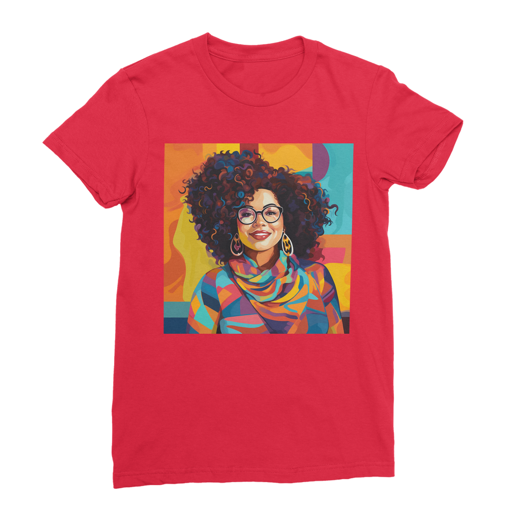 Black In Tech Collection| Maria| Premium Jersey Women's T-Shirt