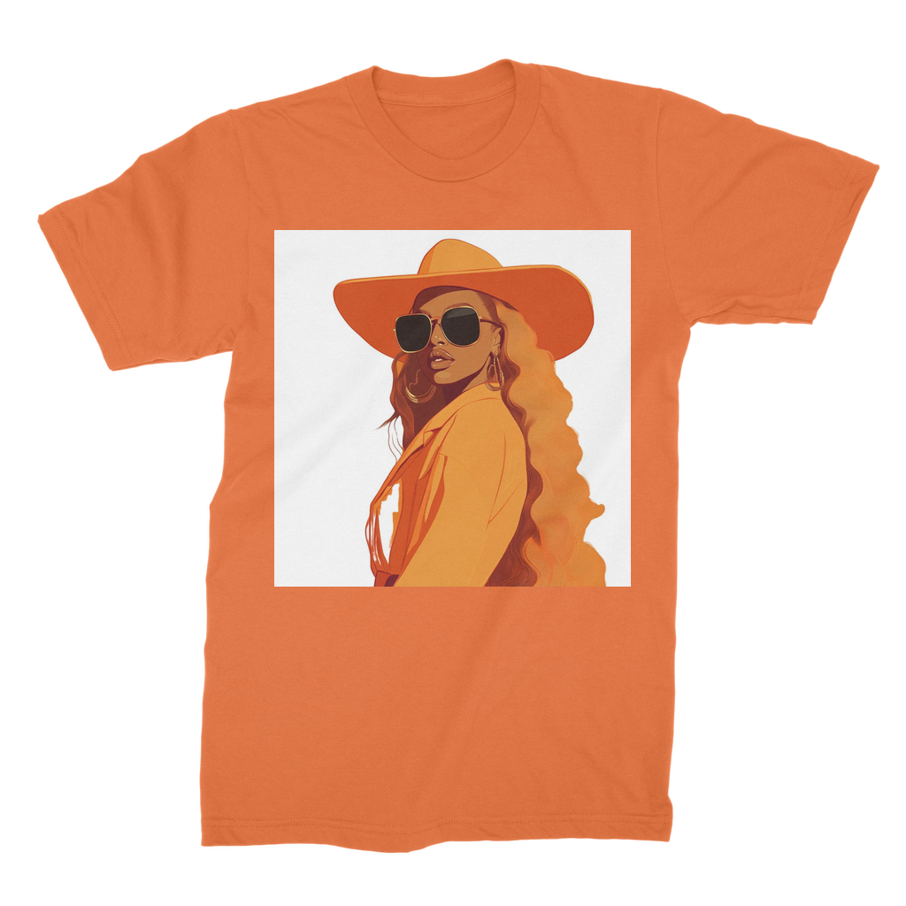 Bey Collection| Orange Diva | #cowboycarter Premium Jersey Adult T-Shirt