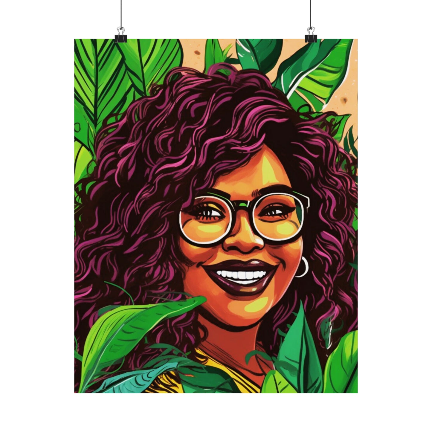 Lemon and Leaves| Jasmine Premium Matte Vertical Posters |