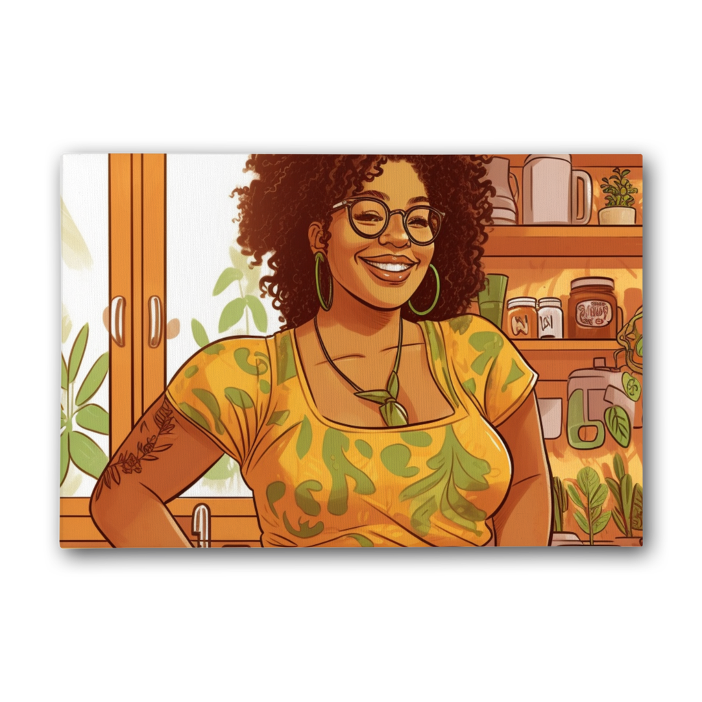 | Lexie Melanin Magic Premium Stretched Canvas