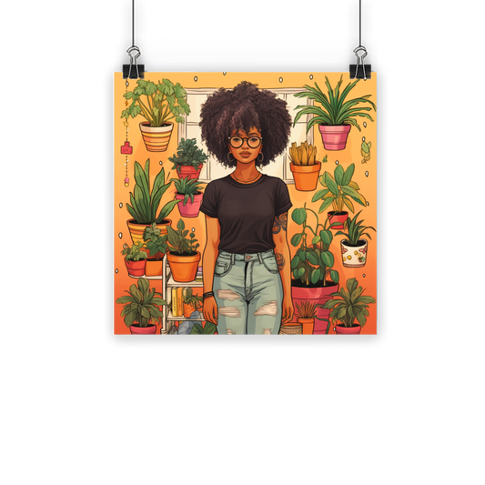 Plant Mom Collection | Peach Dream | Classic Poster