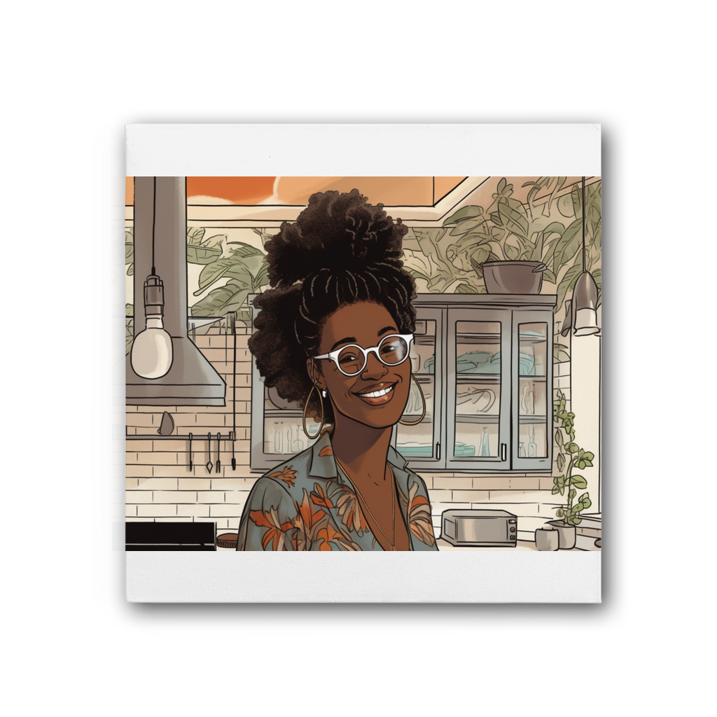 | Shanelle Melanin Magic | Premium Stretched Canvas