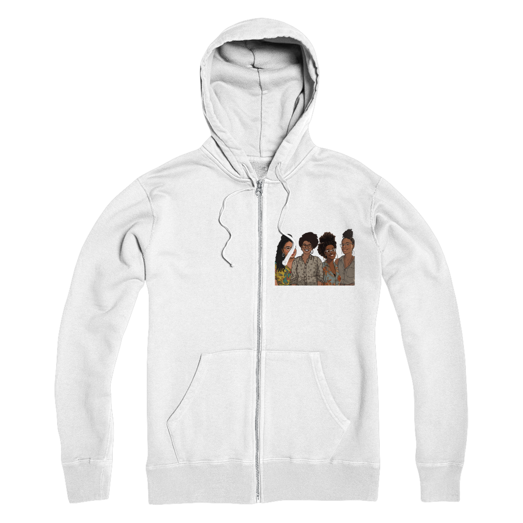 | Women's Collective | Quad Sis| Melanin Magic | Premium Adult Zip Hoodie